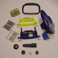 Spritzgussteile, Tastaturen, Einlegeteile, ABS, PE, POM, TPE, O-Ringe, Technische Schläuche, Gummi- Elastomer Formartikel